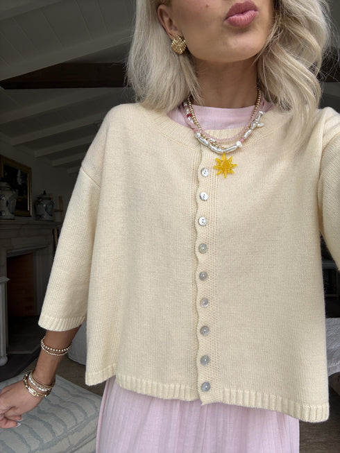 Coastal Cardigan // Butter Yellow